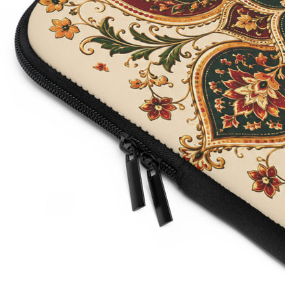 Indian Vintage Floral Mandala Laptop Sleeve