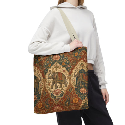 Indian Vintage Tapestry Full Art Tote Bag