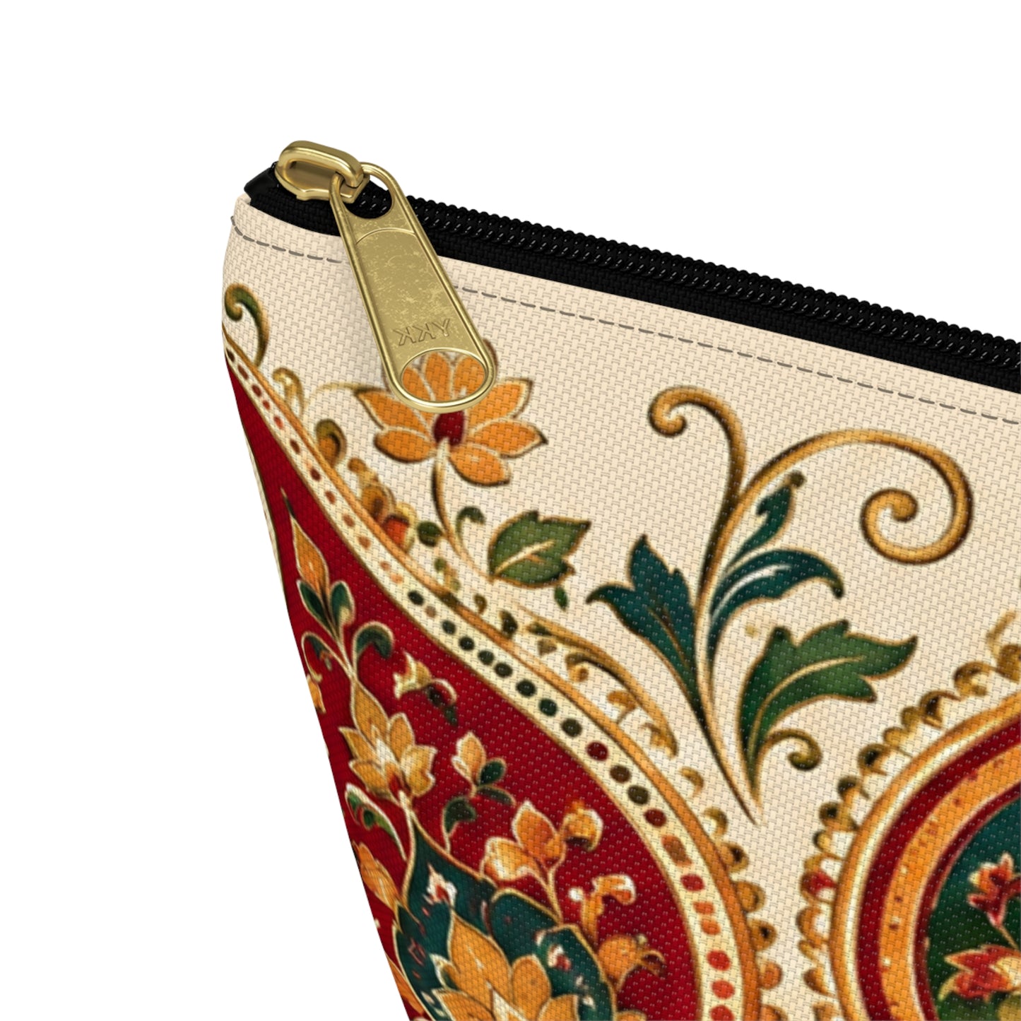 Indian Vintage Floral Mandala Makeup Pouch