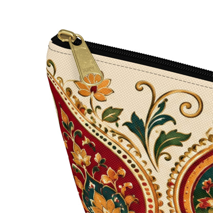 Indian Vintage Floral Mandala Makeup Pouch