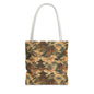 Vintage Japanese Temple Painting Full Art Tote Bag