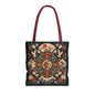 East Asian Vintage Oriental Medallion Full Art Tote Bag