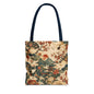 East Asian Vintage Landscape Full Art Tote Bag