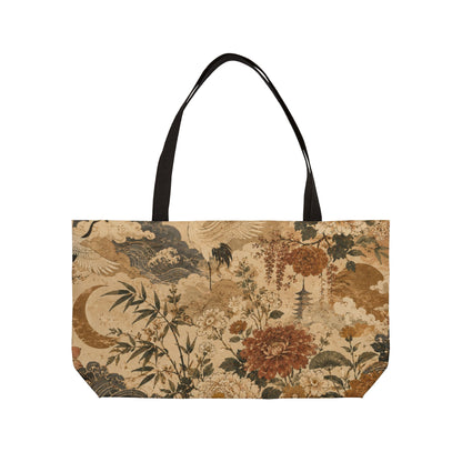 Vintage Japanese Landscape Painting Weekender Tote Bag