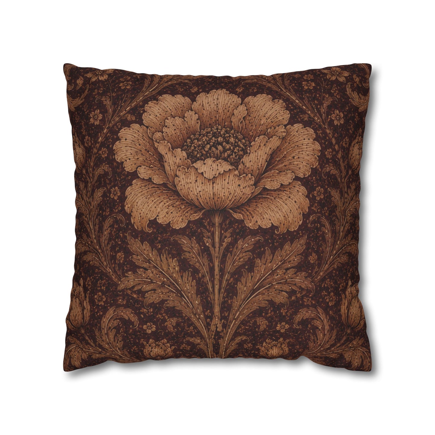William Morris Floral Damask Rose Pillowcase Cover