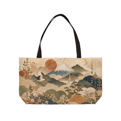 Vintage Japanese Painting Weekender Tote Bag