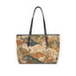 Vintage Japanese Painting Leather Shoulder Bag