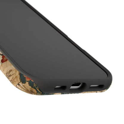 East Asian Vintage Landscape iPhone Case | Magnetic Impact-Resistant Case