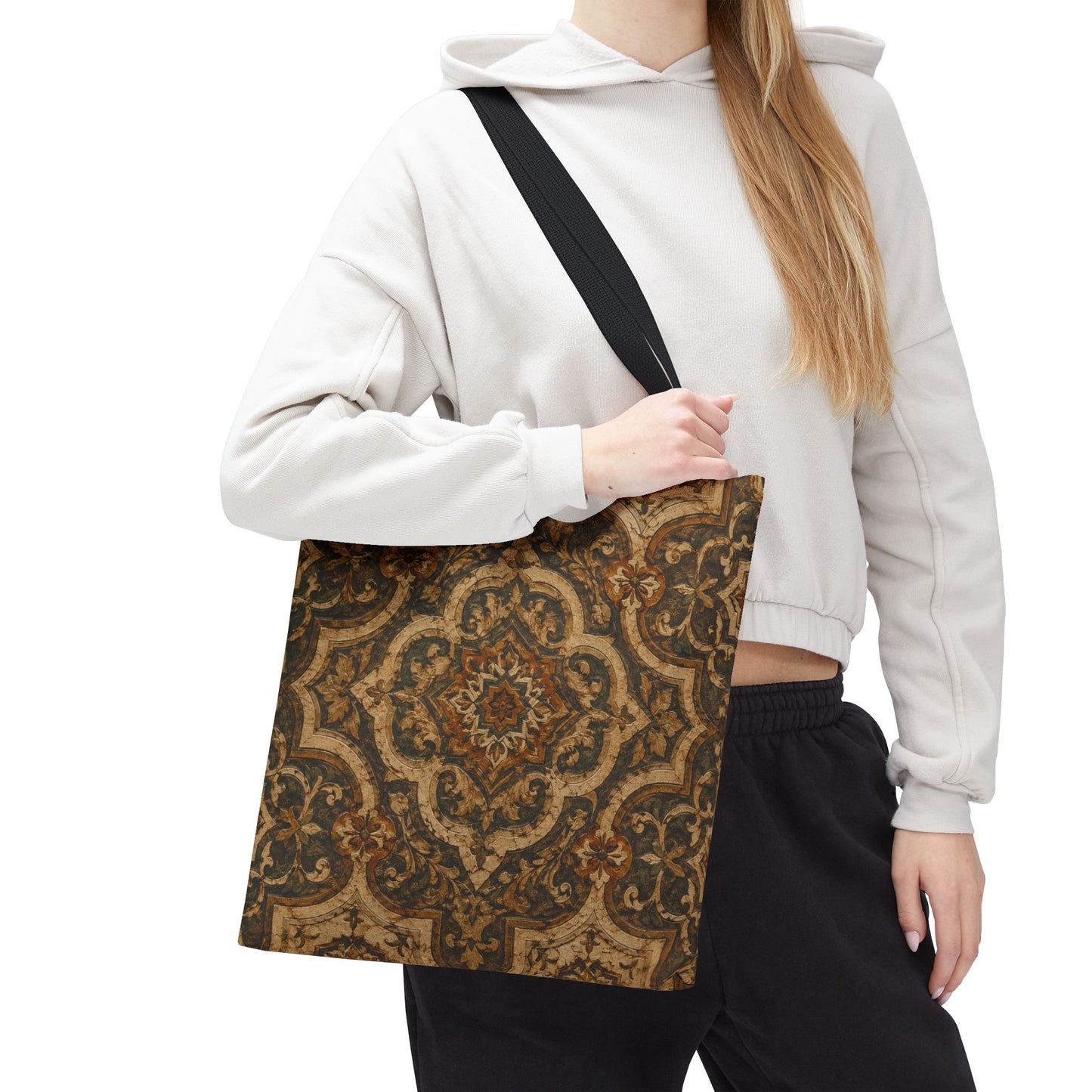 Moroccan Mandala Full Art Tote Bag
