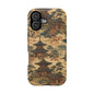 Vintage Japanese Temple Painting Magnetic Impact-Resistant iPhone Cases