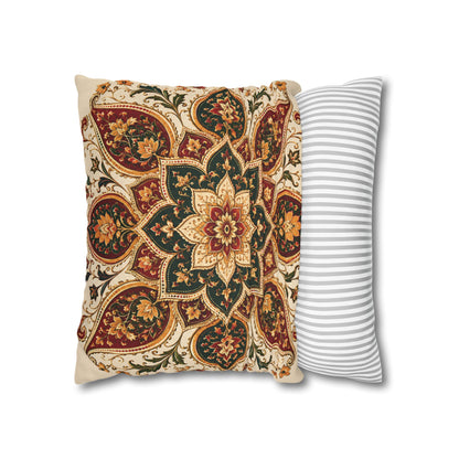 Indian Vintage Floral Mandala Bohemian Pillow Case cover