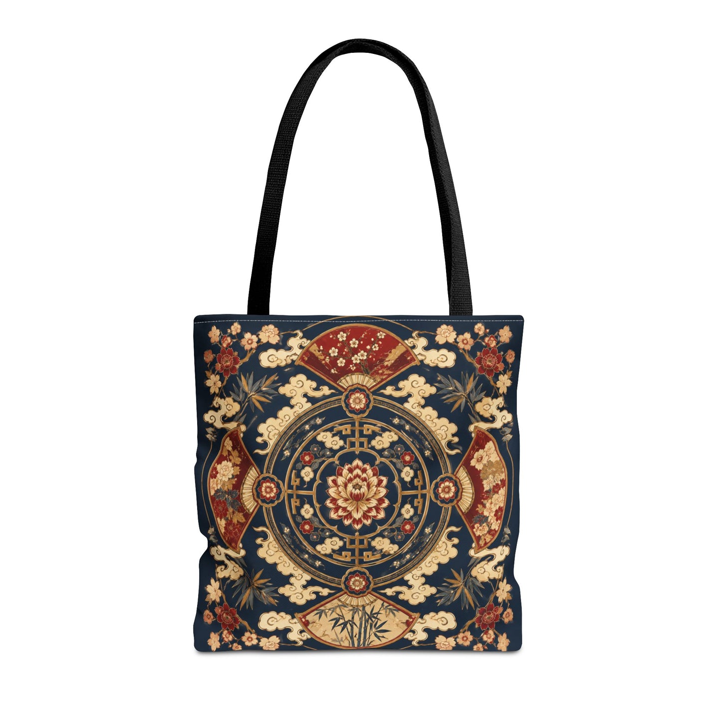 East Asian Mandala Full Art Tote Bag