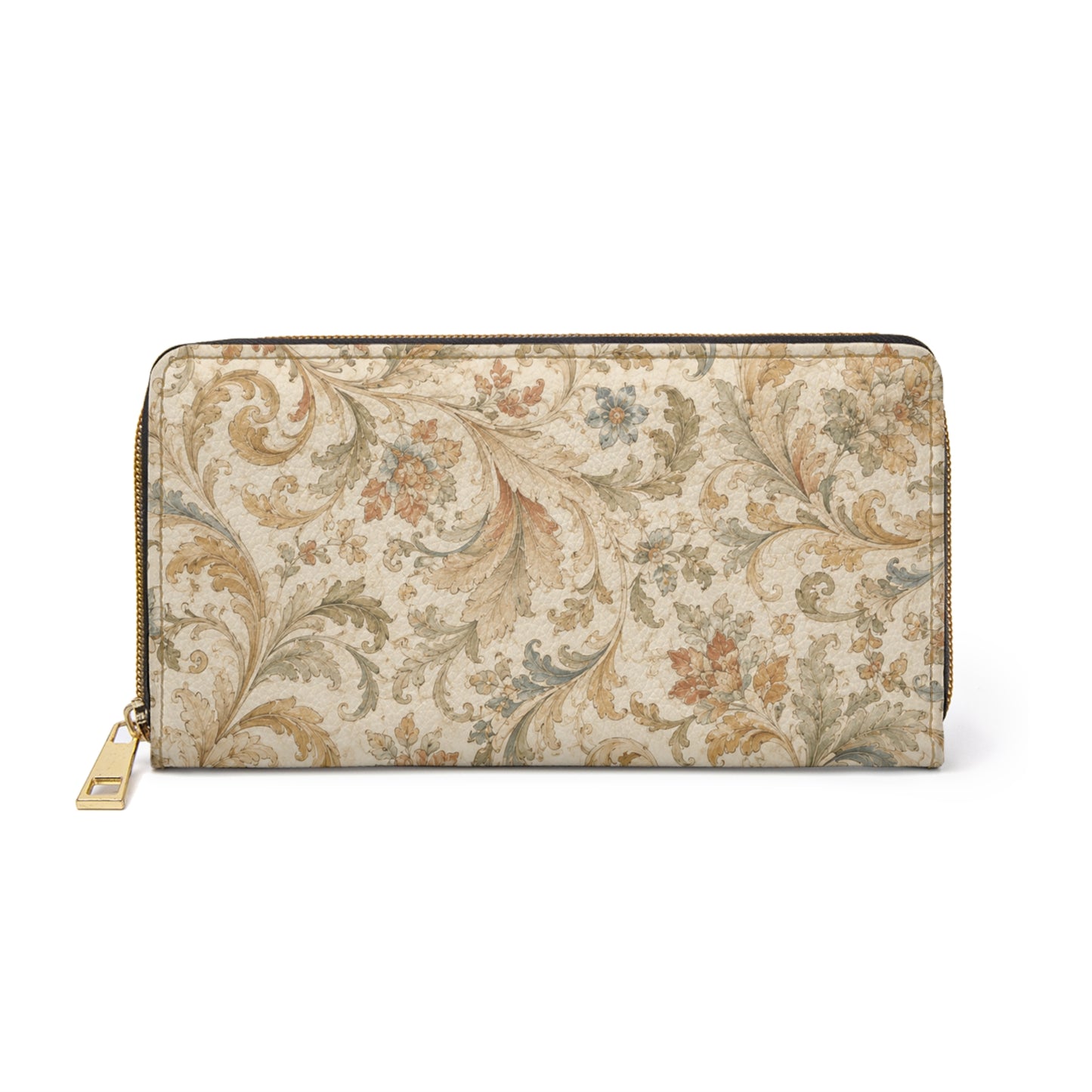 William Morris Floral Scroll Vintage Zipper Wallet