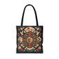 East Asian Vintage Oriental Medallion Full Art Tote Bag