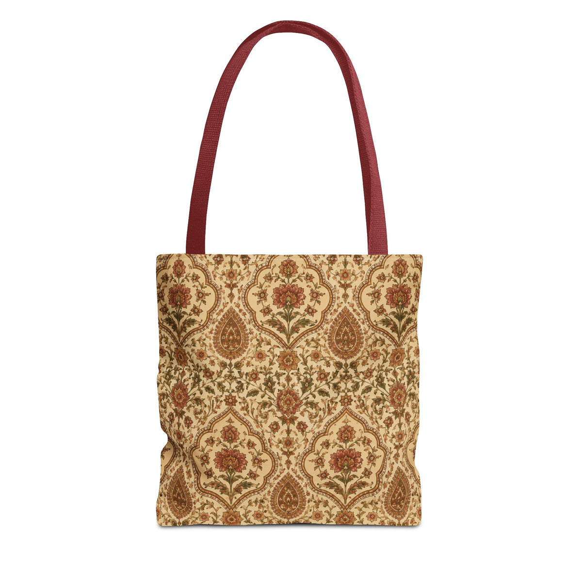 Full Art Moroccan Rose Traditional Canvas Tote Bag