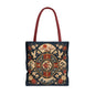 East Asian Vintage Oriental Medallion Full Art Tote Bag