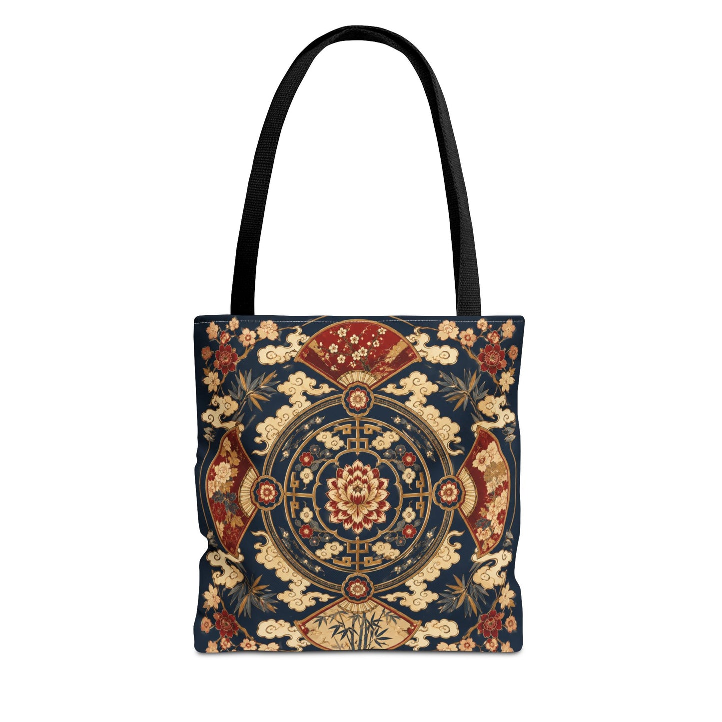 East Asian Mandala Full Art Tote Bag