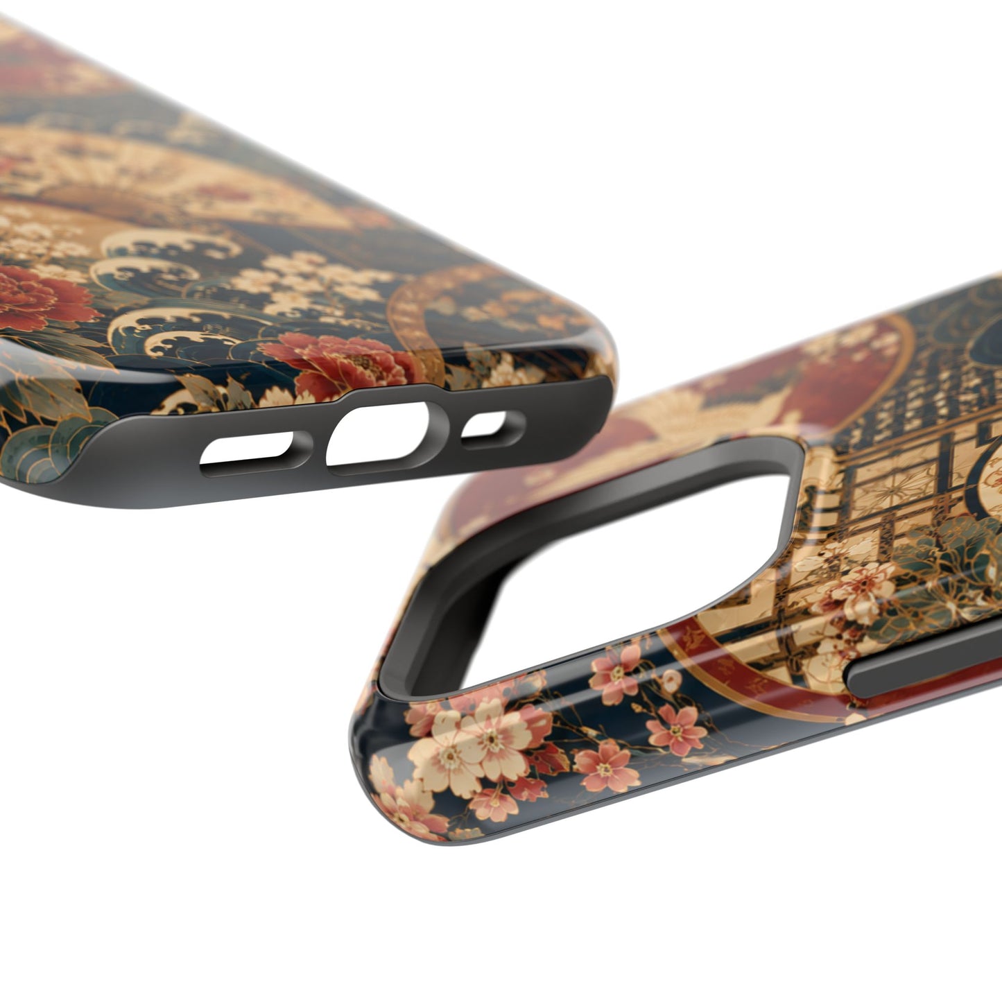 East Asian Floral iPhone Case | Magnetic Impact-Resistant Cases