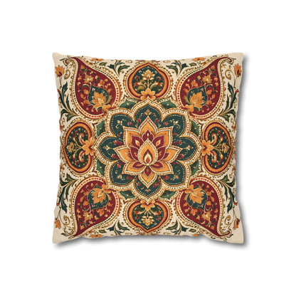 Indian Vintage Floral Mandala Pillowcase Cover