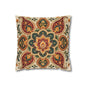 Indian Vintage Floral Mandala Pillowcase Cover
