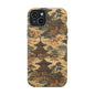 Vintage Japanese Temple Painting Magnetic Impact-Resistant iPhone Cases