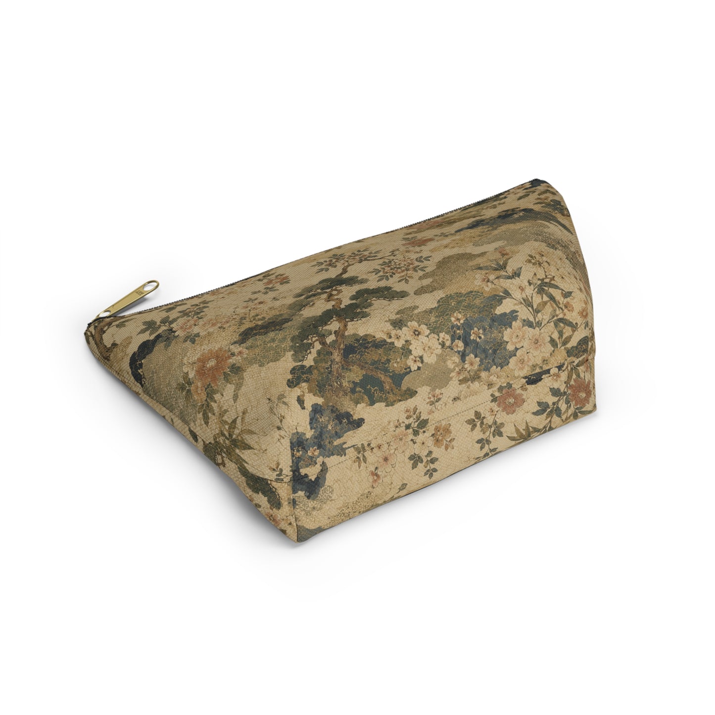 Vintage Japanese Floral Make Up Accessory Bag