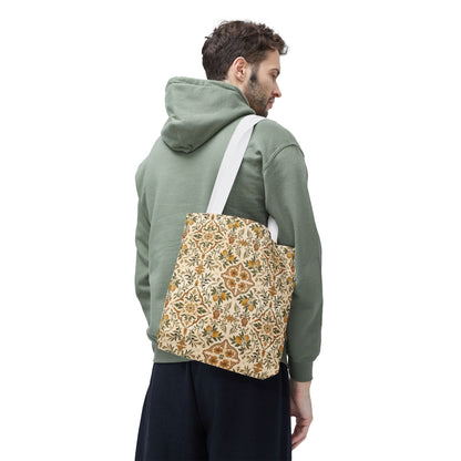 Mediterranean Moroccan Lemon Ornate Tote Bag