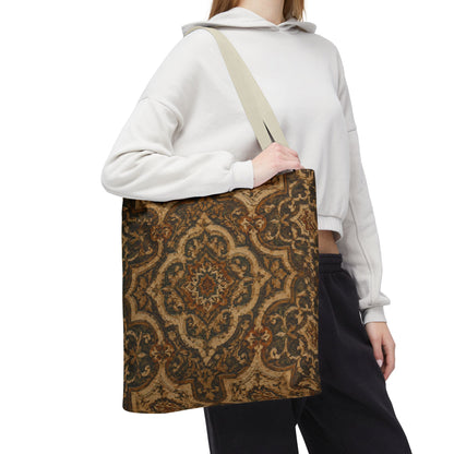 Moroccan Mandala Full Art Tote Bag