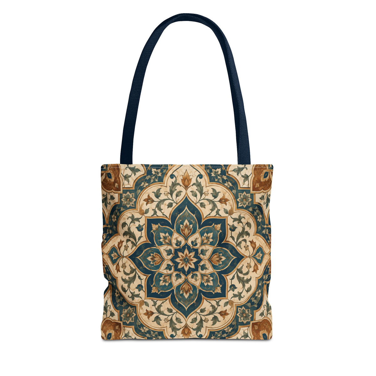 Full Art Elaborate Moroccan Canvas Tote Bag