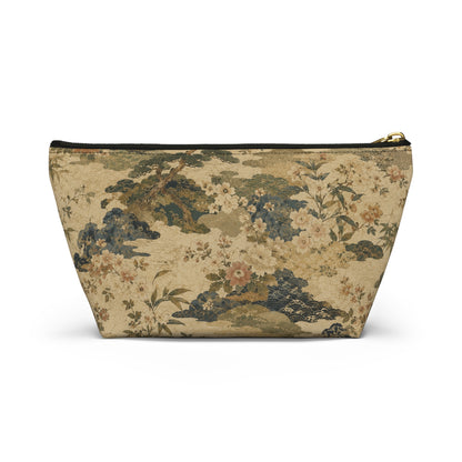 Vintage Japanese Floral Make Up Accessory Bag