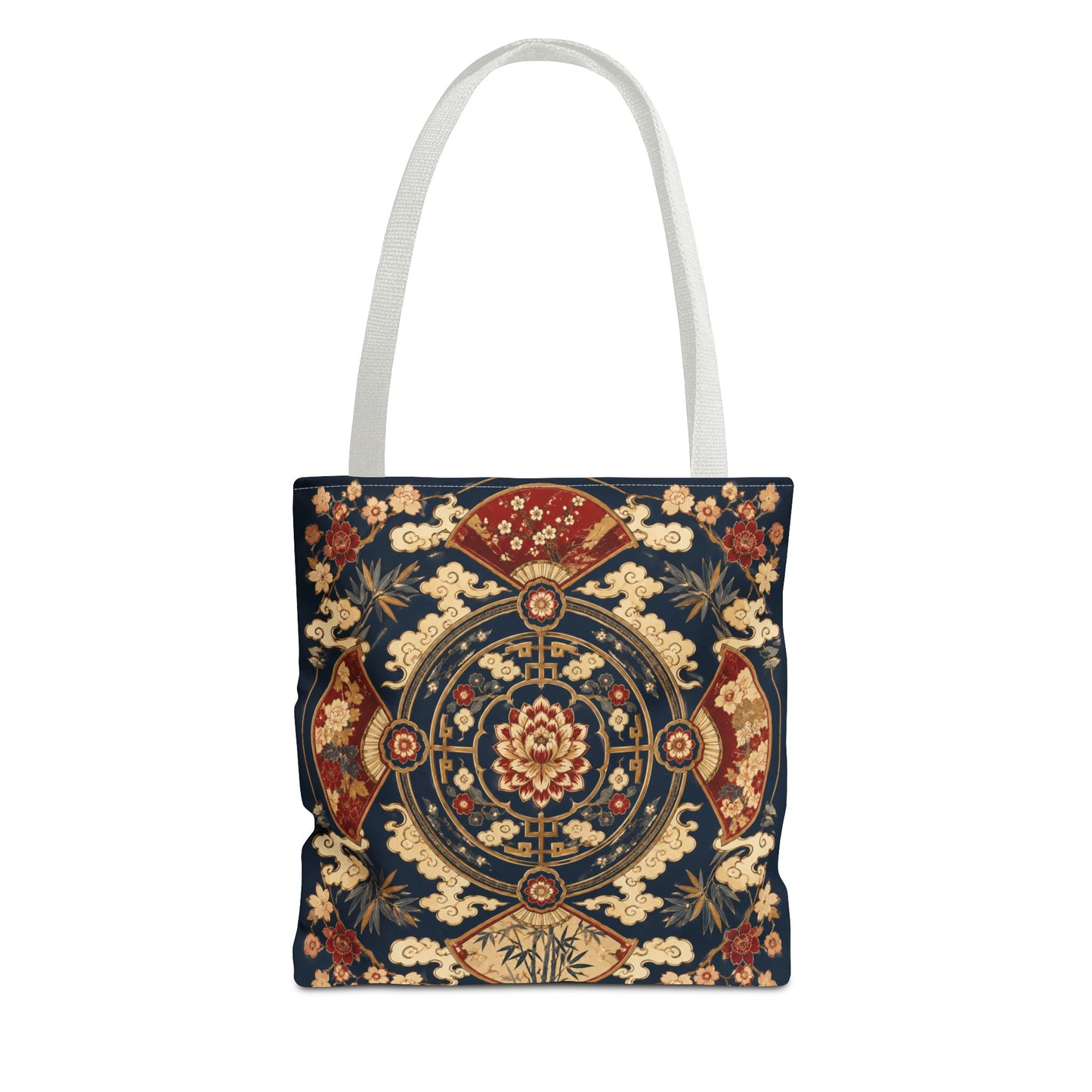 East Asian Mandala Full Art Tote Bag