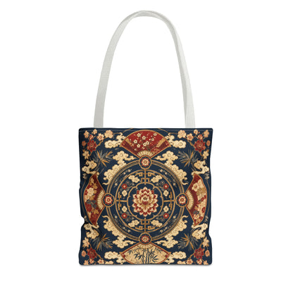 East Asian Mandala Full Art Tote Bag