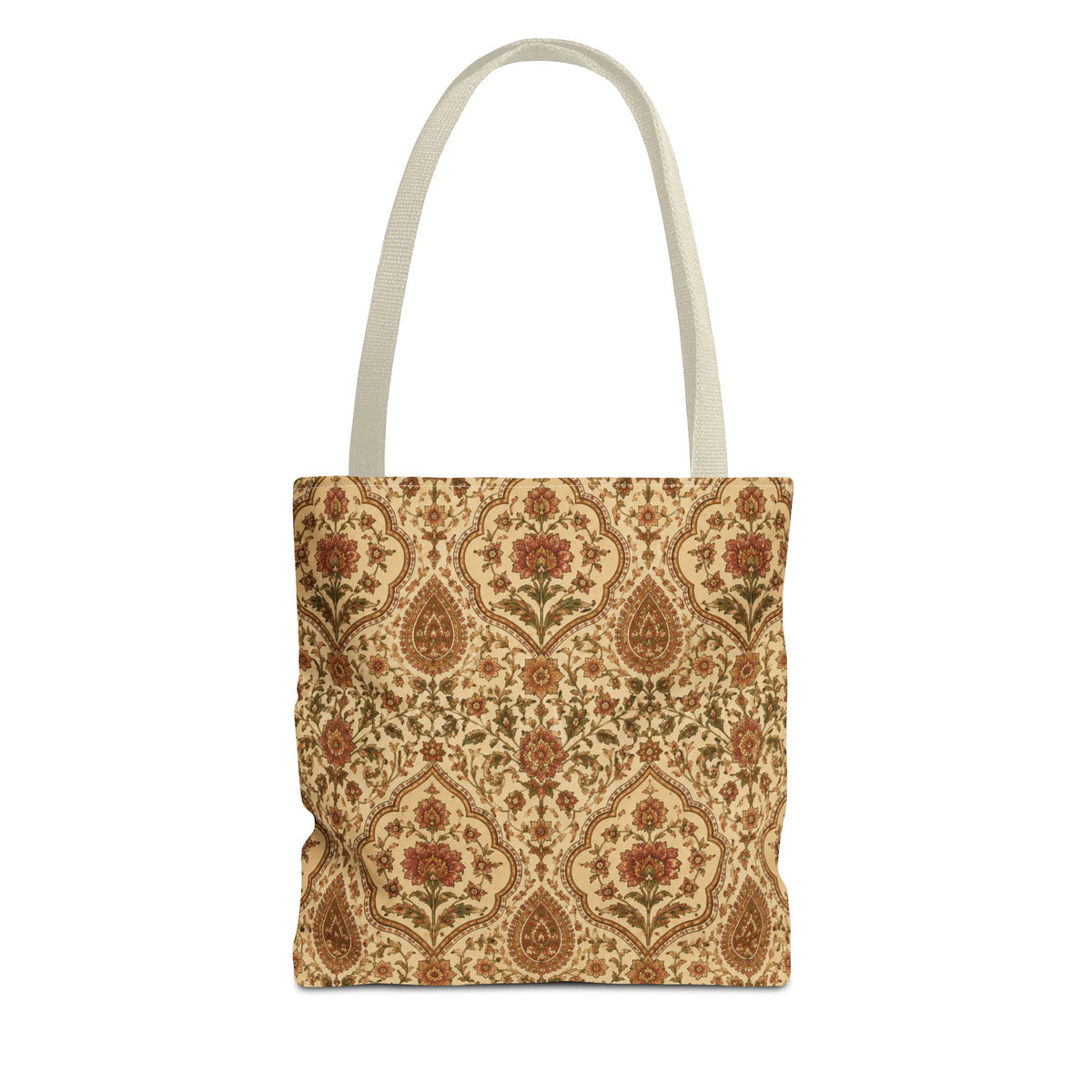 Full Art Moroccan Rose Traditional Canvas Tote Bag