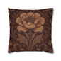 William Morris Floral Damask Rose Pillowcase Cover