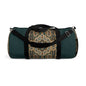 Moroccan Teal Chevron Oriental Gym Duffel Bag
