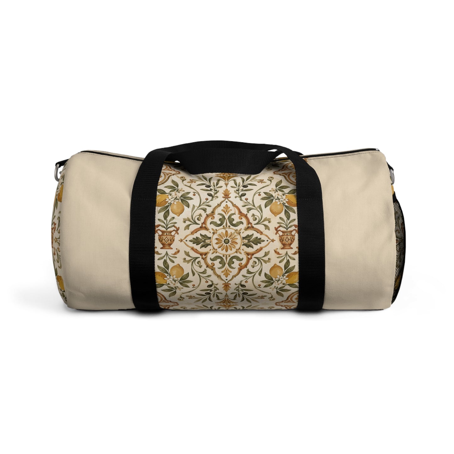 Mediterranean Moroccan Lemon Gym Duffle Bag