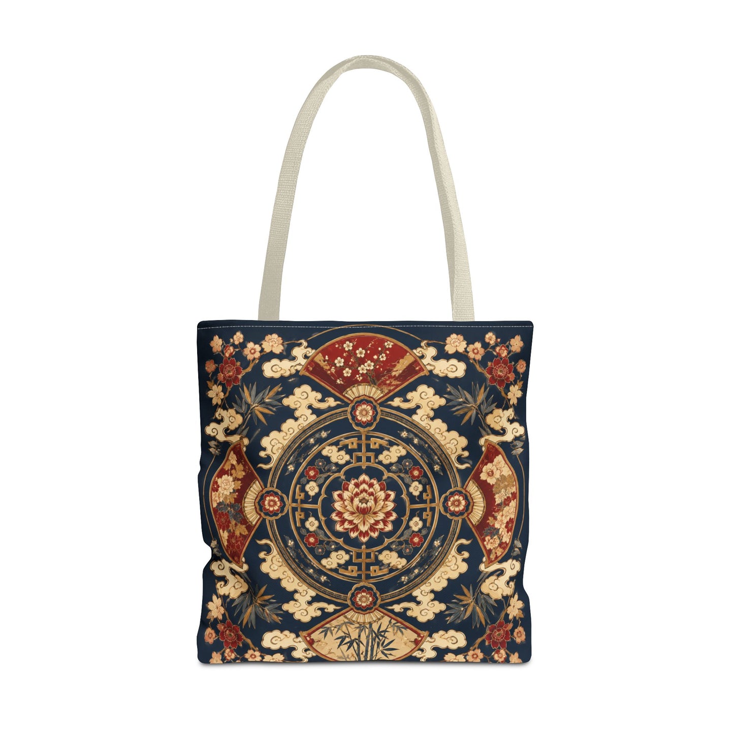 East Asian Mandala Full Art Tote Bag