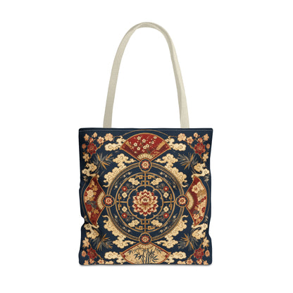 East Asian Mandala Full Art Tote Bag