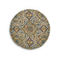 Doubled Exquisite Moroccan Round Tufted Floor Pillow