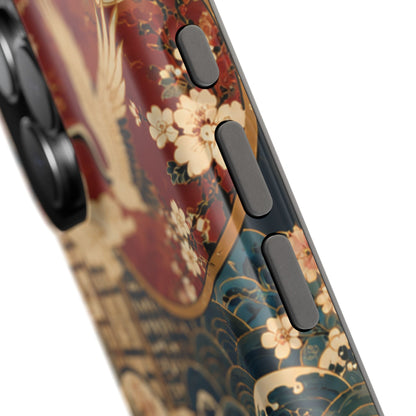 East Asian Floral iPhone Case | Magnetic Impact-Resistant Cases