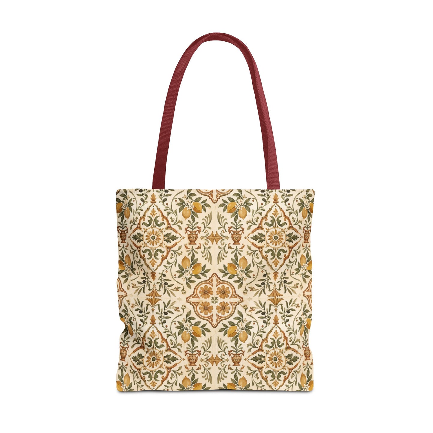 Mediterranean Moroccan Lemon Ornate Tote Bag