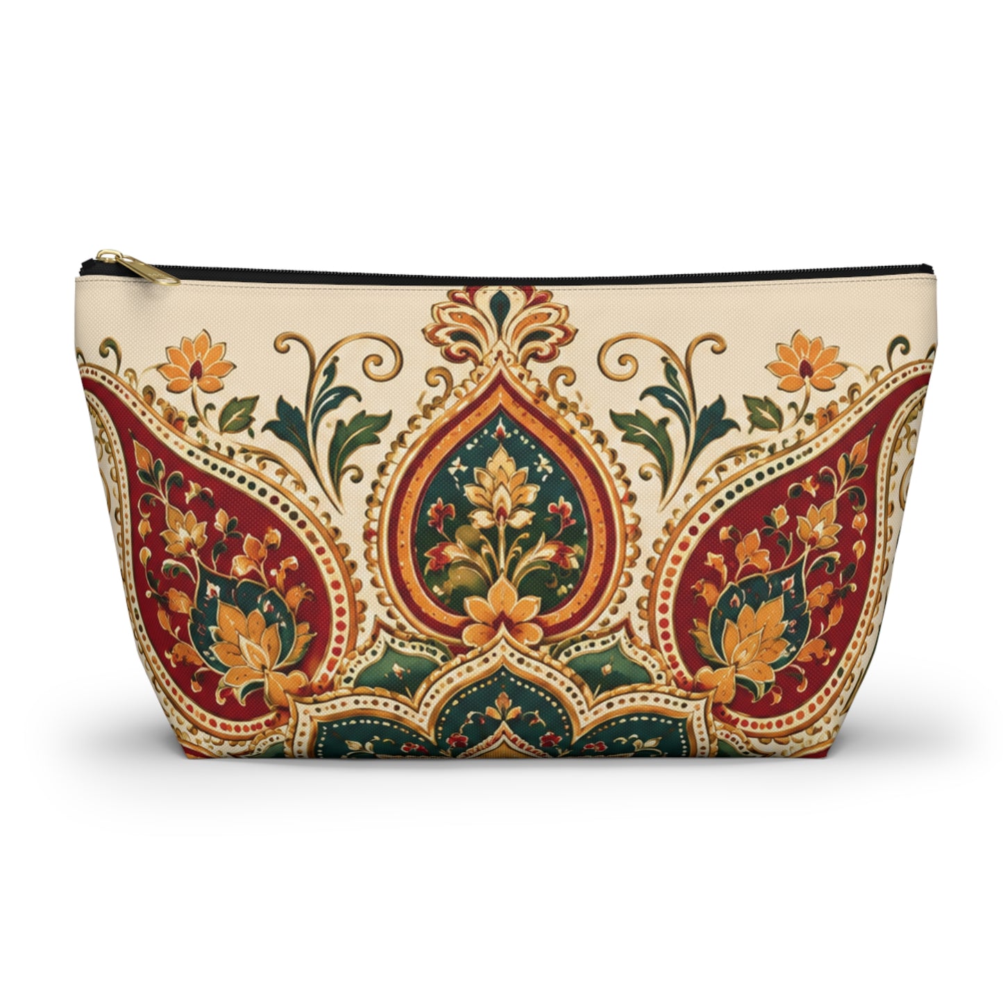 Indian Vintage Floral Mandala Makeup Pouch