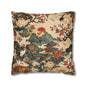 East Asian Vintage Landscape Pillow Case