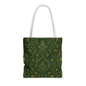 William Morris Damask Floral Forest Green Full Art Tote Bag