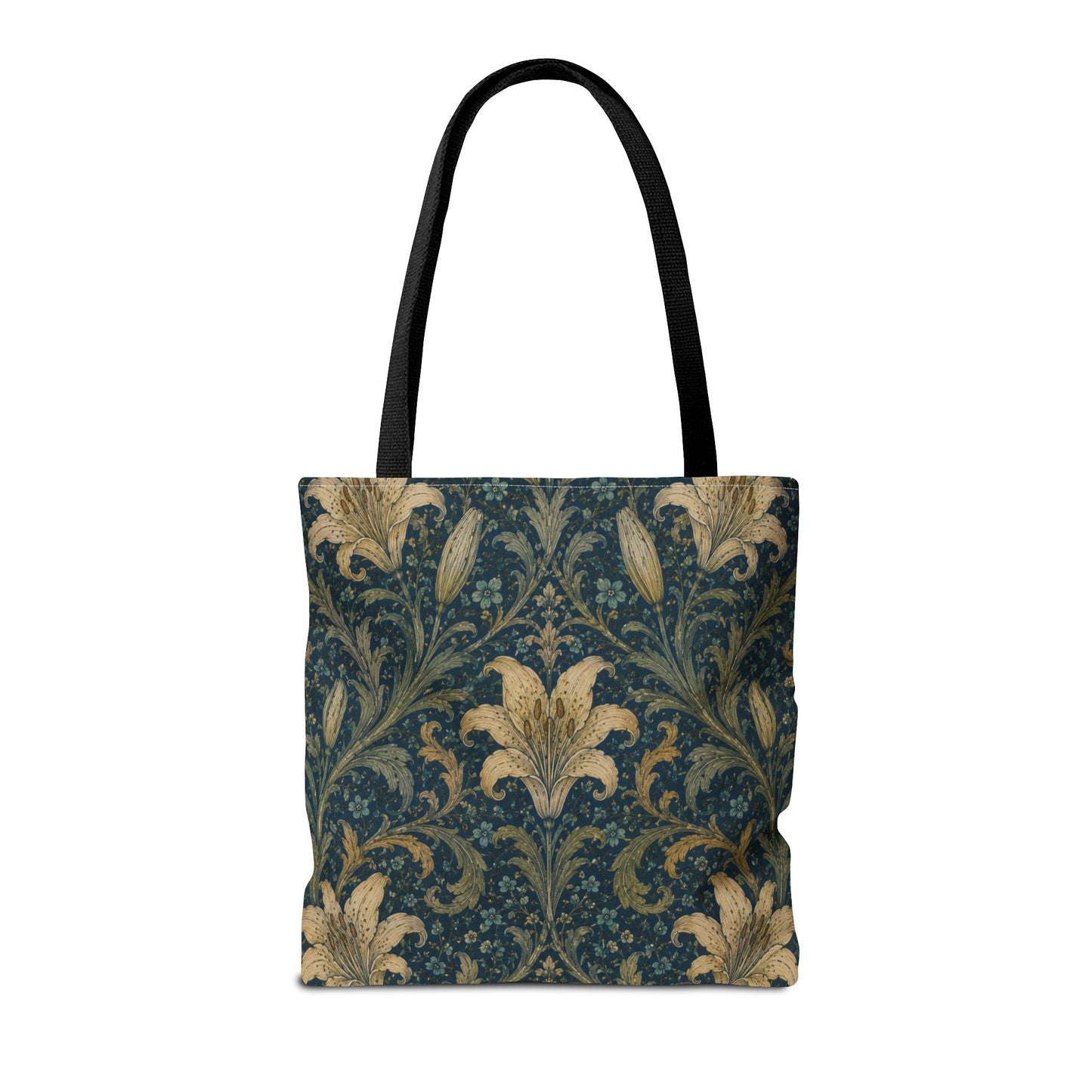 William Morris Damask Floral Full Art Tote Bag