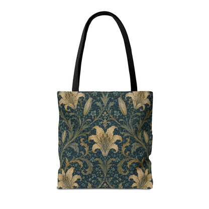 William Morris Damask Floral Full Art Tote Bag