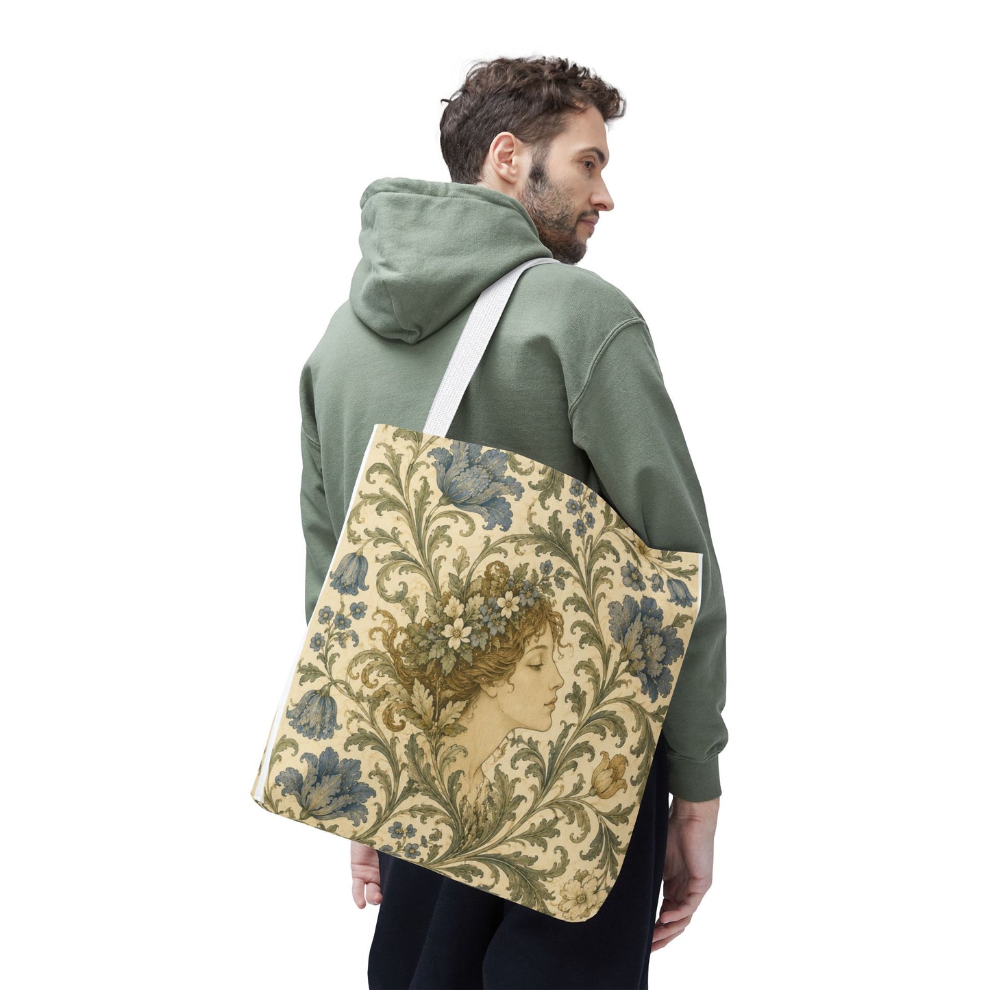 William Morris Vintage Portrait Full Art Tote Bag