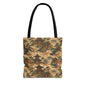 Vintage Japanese Temple Painting Full Art Tote Bag