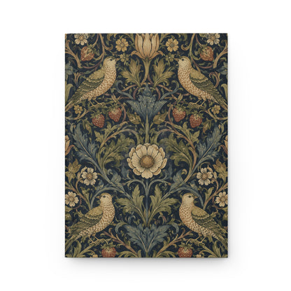 William Morris Vintage Bird Hardcover Journal