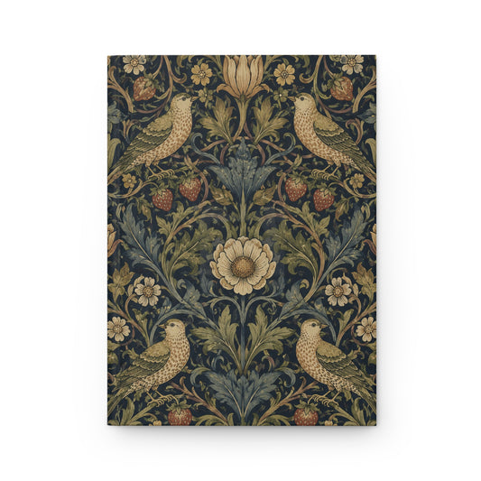 William Morris Vintage Bird Hardcover Journal
